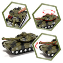3 in 1 Friction Powered Siren Military Vehicle Toy