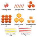 Halloween Glow Stick Set, 33 Pcs