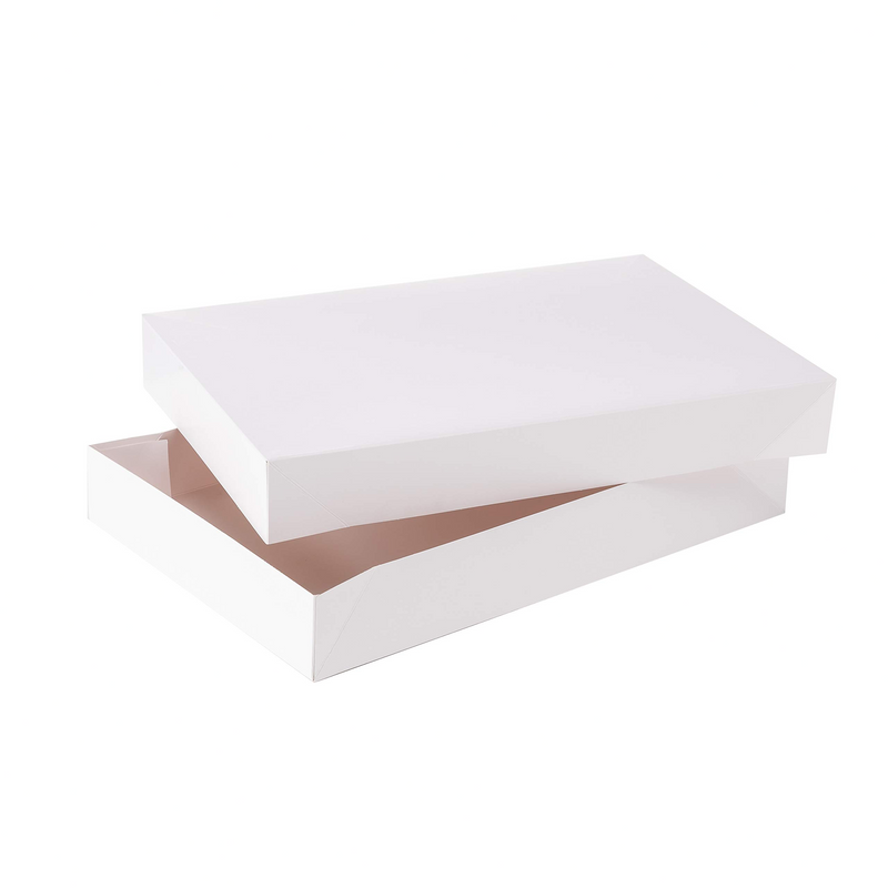 White Shirt Box with Gift Tag - XL, 18 Pack