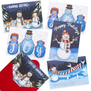 Snowman Greeting Cards, 72 Pack