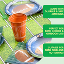 72 Pack Touchdown Football Themed Cups