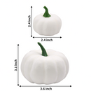 12 Pcs Thanksgiving Artificial White Mini Pumpkins