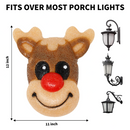 2 Pack Christmas Reindeer Porch Light Cover