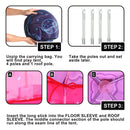 Unicorn Design Premium Tent with Tunnel and Playground Set