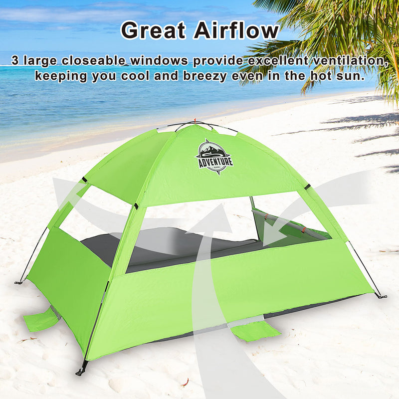Beach Tent Sun Shelter (Green)