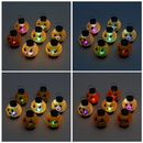 4in Light Up Pumpkin Lanterns, 12 Pcs