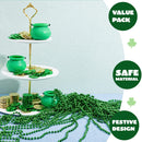 36Pcs St Patrick's Day Green Bead Necklaces