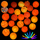 Pumpkin Shells and Glow Sticks, 72 Pcs