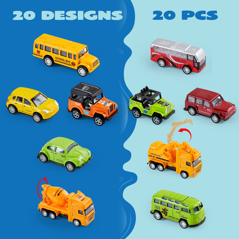 Die Cast Metal Toy Car Model Vehicle Set