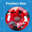 Joyin 34" Snow Tubes Inflatable Snow Sled