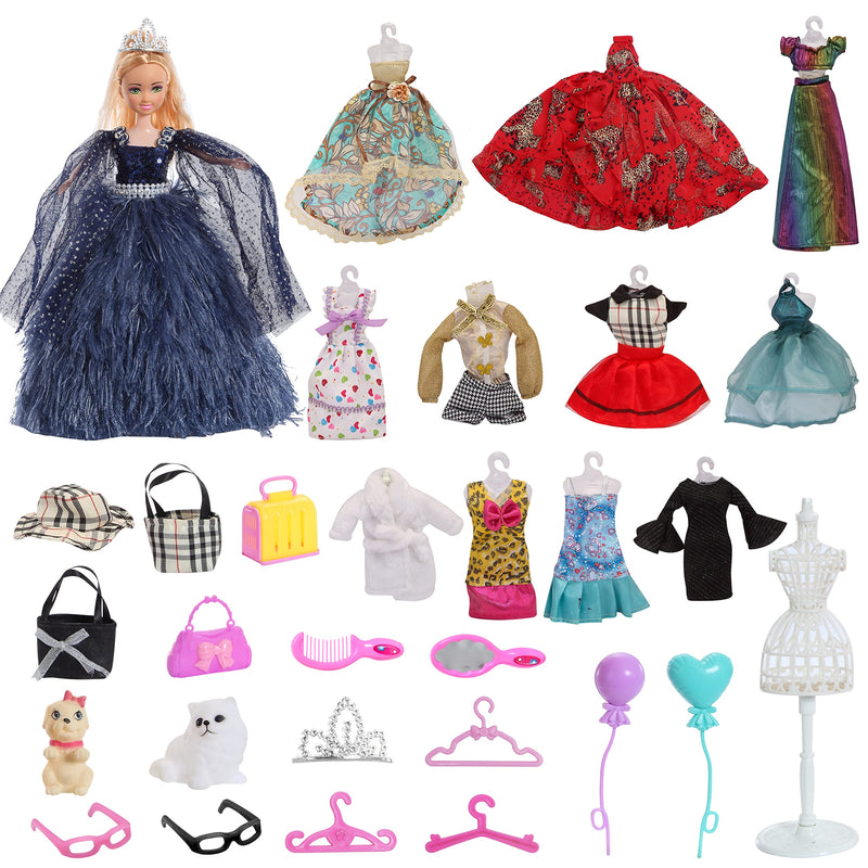 24 Days Girls Doll Accessories Advent Calendar