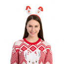 Christmas Headbands With 3d Hat Designs, 4 Pcs