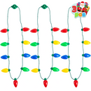 3Pcs Christmas Nacklace 9 Light Bulbs