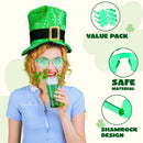 6 Pairs St. Patrick's Day Shamrock Glasses