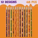 Halloween Pencil and Ruler Set 96 Pcs