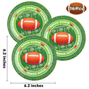 16 Pcs Football Paper Bucket & 32 Pcs Snake Plates