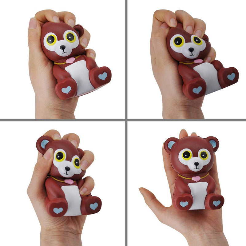 6 Piece Jumbo Size Squishy Animal Toy