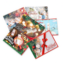 Marshmallow Holiday Card, 72 Pcs
