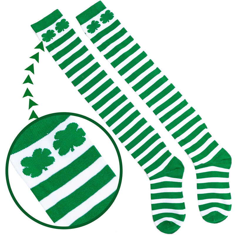 St. Patrick's Day Thigh High Socks