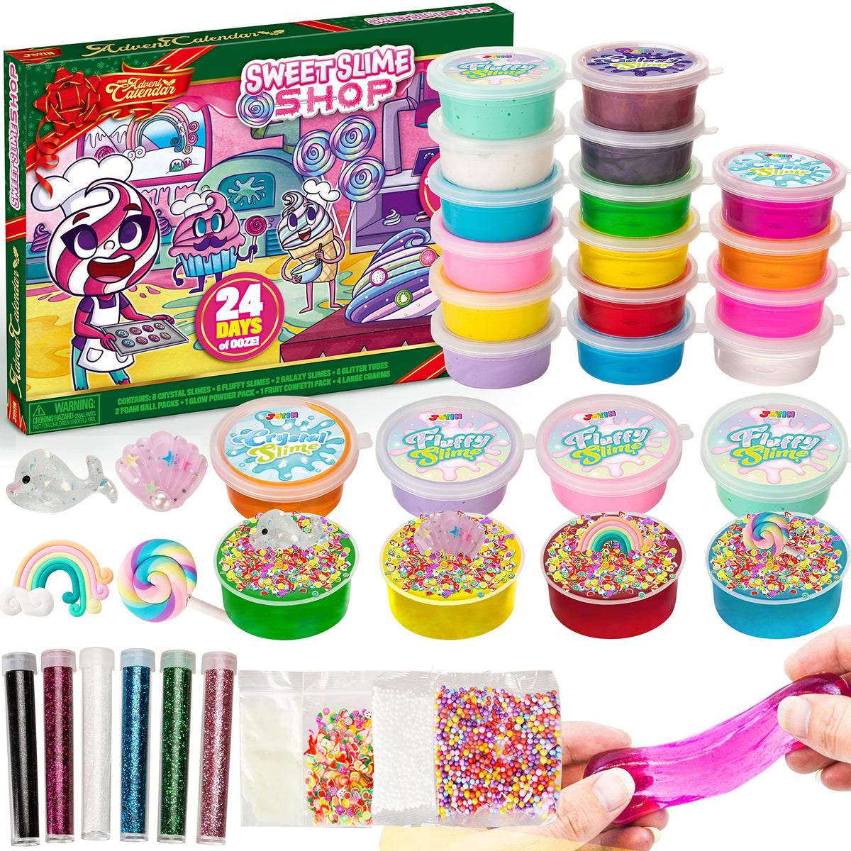 Advent Calendar Slime with Accessories