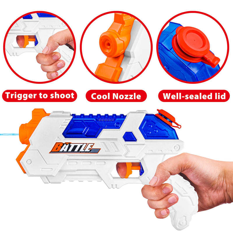 Hand Pistol Water Blaster, 3 Pack