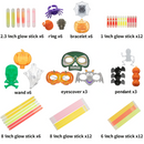 Pumpkin Theme Glow Stick Set,  33 Pcs