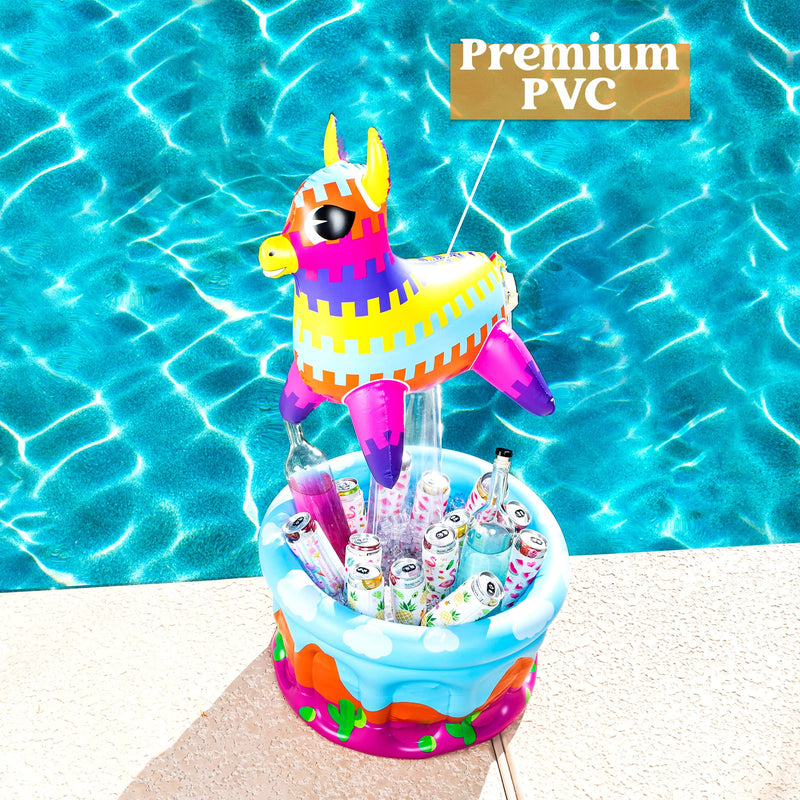 SLOOSH - Rainbow Donkey Pinata Inflatable Cooler