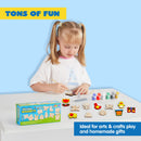 12 Wooden Magnet Creativity Arts & Crafts Painting Kit