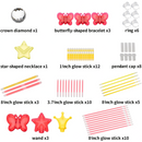 Princess Glow Stick Set, 54 Pcs