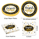 2pcs Table Cover + Cup + Plate + Napkin + Silverware (Serve 16)