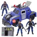 Police Combat Helicopter Toy Set
