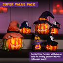 Halloween Jack-o'-lantern - 6 Piece