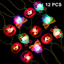 Light Up Plastic Rings And Necklaces And Tattoos, 60 Pcs