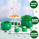 4Pcs St.Patrick's Day Green Cauldrons with Handle