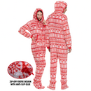 Adult Red Snowflake jumpsuit