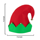 Unisex Christmas Elf Felt Hats, 3pcs