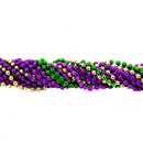 Mardi Gras Beaded Necklace Temporary Tattoos