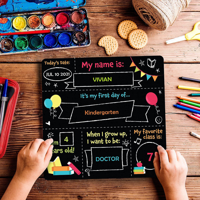 First Day & Concluding day of school chalkboard. 3 pack