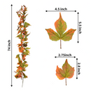 3 Piece Fall Maple Garland