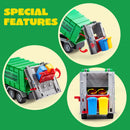 Friction-Powered Recycling Garbage Truck