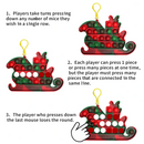 Christmas 5'' Toy with 3 Designs, 6 Pcs