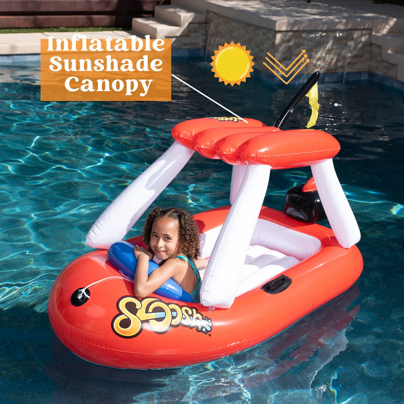 SLOOSH - Inflatable Boat Pool Float