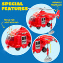 3 In 1 Fire Rescue Truck Car Set