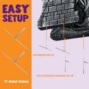 Cross Foam Tombstone, 12 Stakes