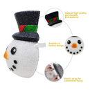 2 Pcs Christmas Cute Snowman Porch Light Cover