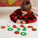 48 Pack Wooden Ornaments Craft Kit