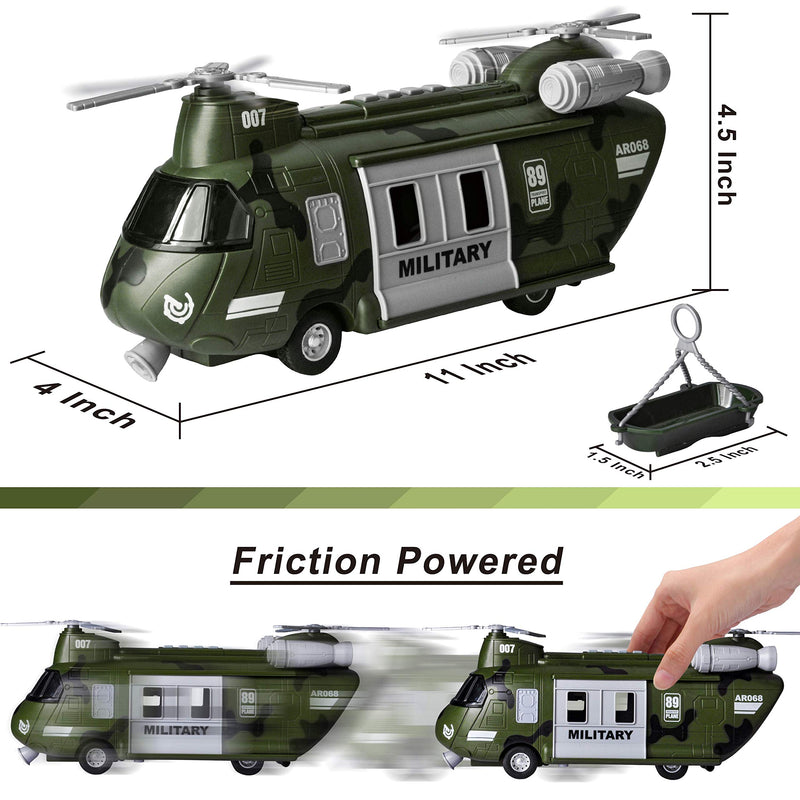 Friction Powered Transport Helicopter
