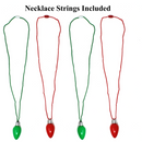 Light Up Bulb Earring and Necklace