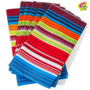 Cinco De Mayo Print Plastic Table Cover, 6 Pcs
