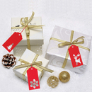 Red Kraft Paper Gift Tags, 200 Pcs